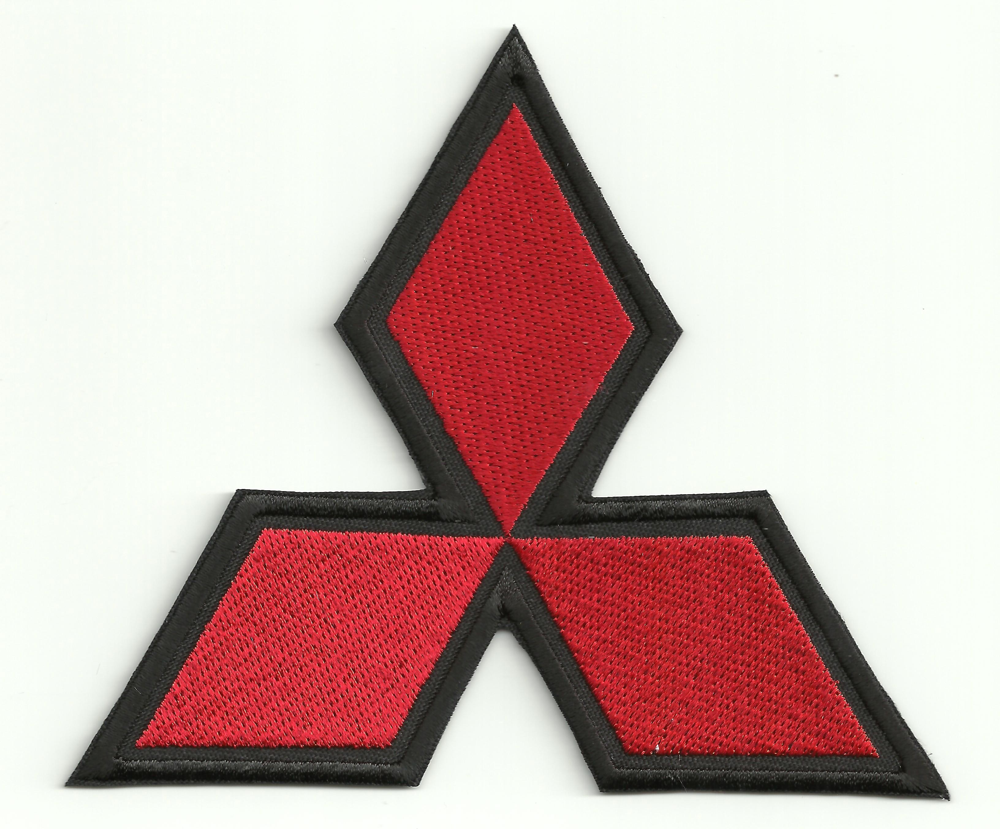 Patch embroidery MITSUBISHI LOGO 9cm x 7.5cm - Los Parches