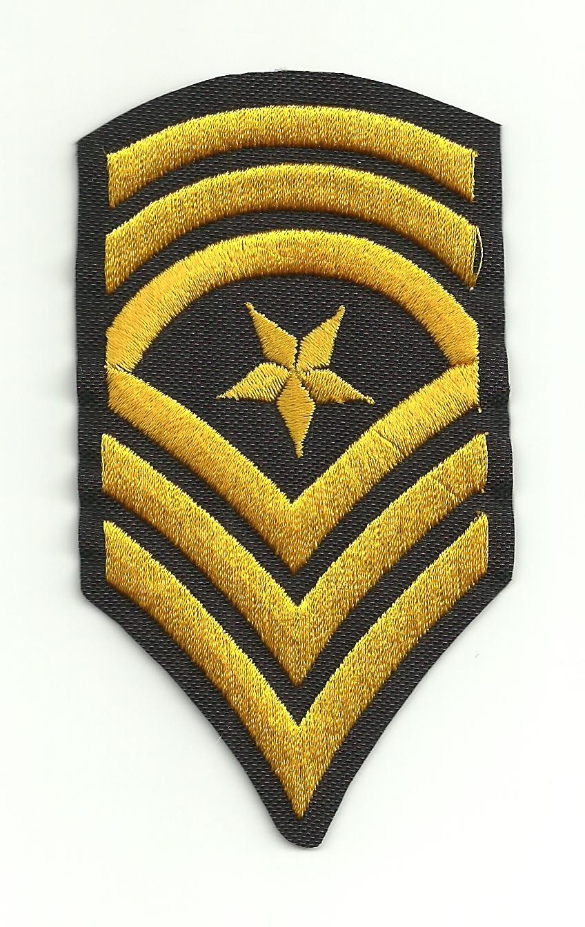 Estrella Militar - Parche bordado galleta de aviación
