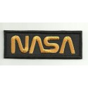 Parche bordado NASA NEGRO 24cm x 9,5cm