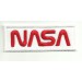 Parche bordado NASA BLANCO 9cm x 3,5cm