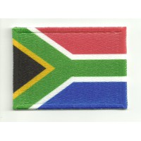 Patch embroidery and textile FLAG SOUTH AFRICA 5cm x 3cm