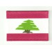 Patch embroidery FLAG LEBANON 4CM x 3CM