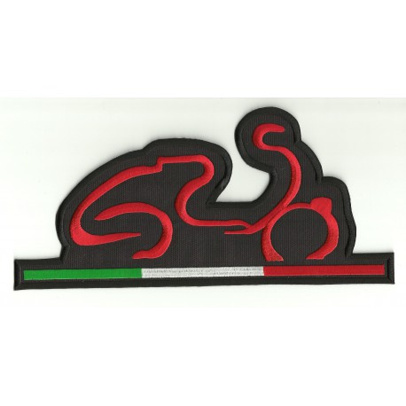 Patch embroidery SILUETA VESPA ITALIA 13cm x 6cm