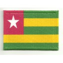 Patch embroidery and textile FLAG BURKINA TOGO 7cm x 5cm
