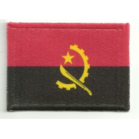 Patch embroidery and textile ANGOLA 7CM x 4CM