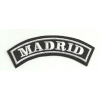 Parche bordado MADRID 15cm x 5.5cm