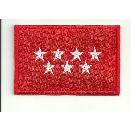 Patch embroidery FLAG MADRID 4CM X 3CM