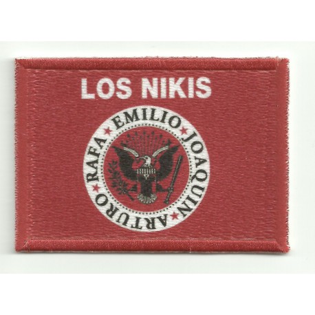 Textile and emmbroidery patch LOS NIKIS 7cm x 4cm