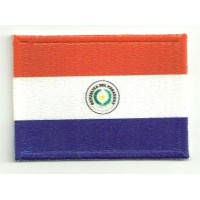 Patch embroidery and textile PARAGUAY 5cm x 3cm