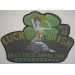 Patch embroidery and textile LUCKY IRISH 25cm x 8cm
