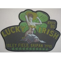 Patch embroidery and textile LUCKY IRISH 25cm x 8cm