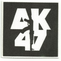 Parche textil AK 47 8,5cm x 8,5cm