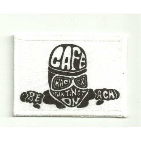 Patch embroidery FLA CAFE 7cm x 5cm