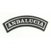 Embroidered Patch ANDALUCIA 15cm x 5.5cm