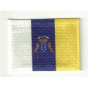 Patch embroidery and textile bandera CANARIAS 7CM X 5CM