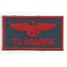 Patch embroidery MILITARY INSIGNIA YOUR NAME 9cm x 5cm NAMETAPES
