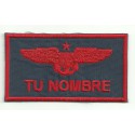 Embroidery patch PERSONALIZED MILITARY BADGE NAMETAPE 9cm x 5cm