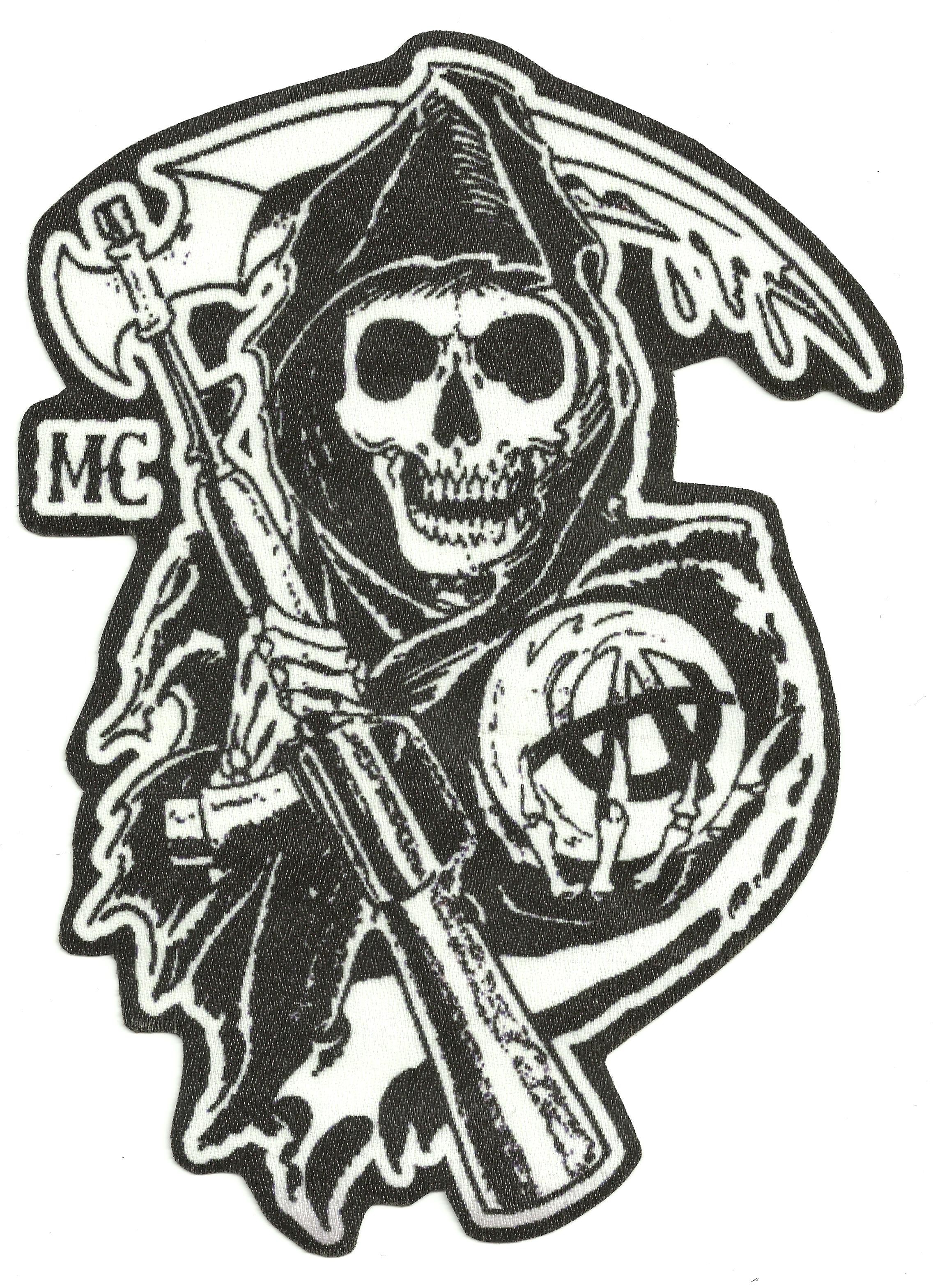 Sons of Anarchy Flag Skull Sudadera con Capucha para Hombre 