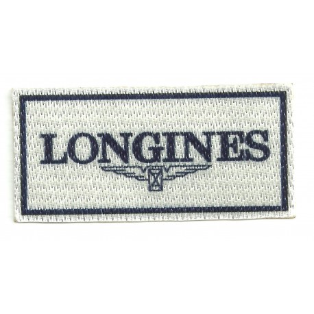 Patch textile LONGINES 7,5 cm x 3,5cm