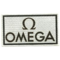 Patch textile OMEGA 7,5cm x 4,5cm
