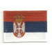 Patch embroidery and textile FLAG SERBIA 4M x 3C