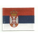 Patch embroidery and textile FLAG SERBIA 4M x 3C