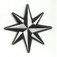 embroidery patch COMPASS ROSE 16cm x 16cm