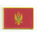 Patch textile and embroidery FLAG MONTENEGRO 7cm x 5cm