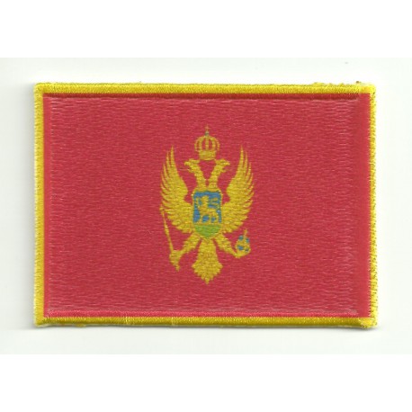 Patch embroidery FLAG MONTENEGRO 4cm x 3cm
