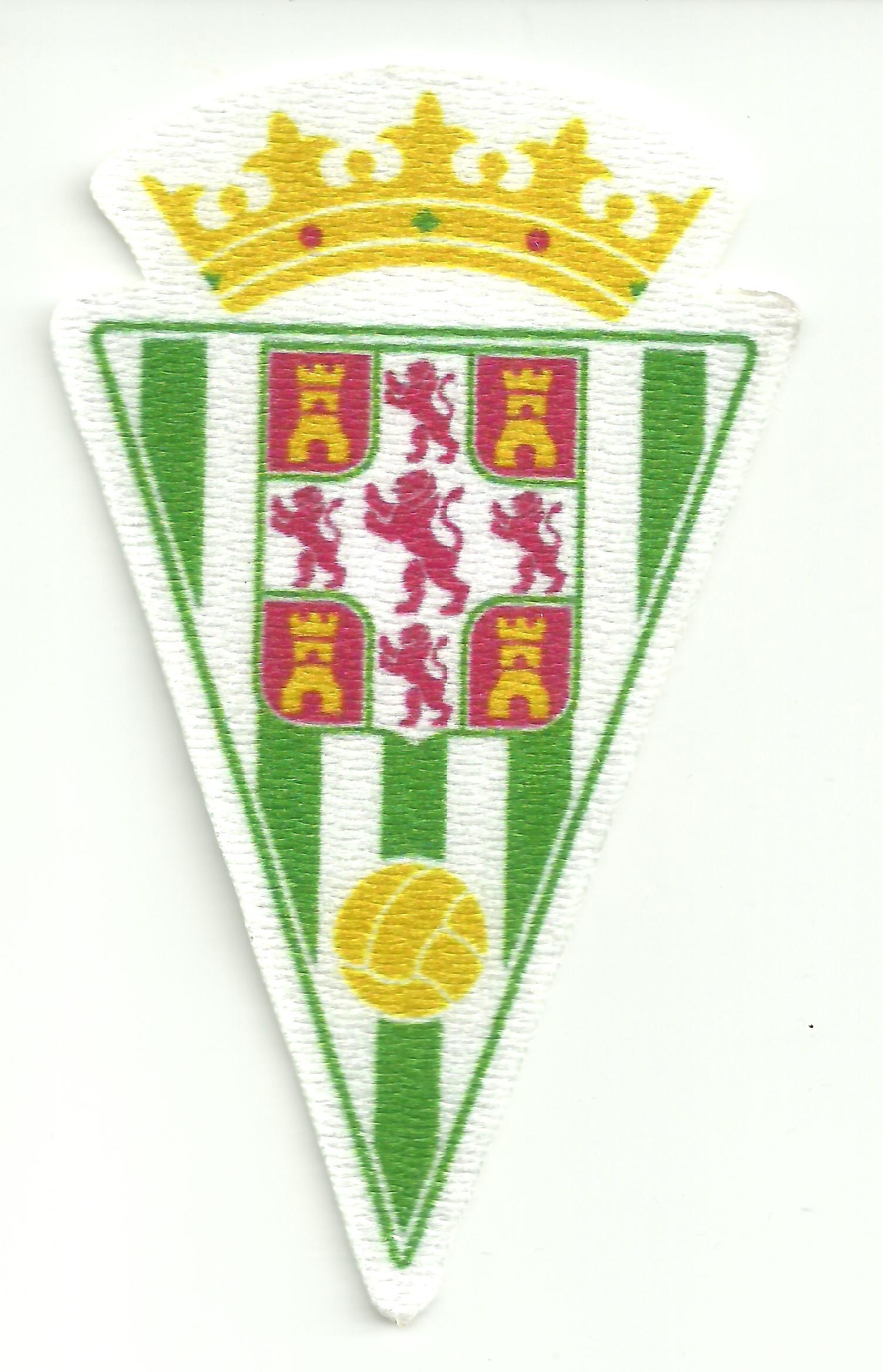 Textile patch CORDOBA C.F.NUEVO 5cm x 8cm - Los Parches