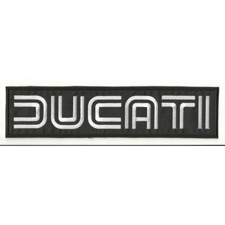 Patch embroidery DUCATI RAYAS 10cm x 2,5cm