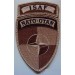 Parche bordado ISAF NATO OTAN ARIDO 5cm x 8,5cm