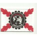Patch embroidery and textile BANDERA RATA NEGRA 7cm x 5cm
