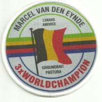 Embroidery and textile patch MARCEL VAN 8cm