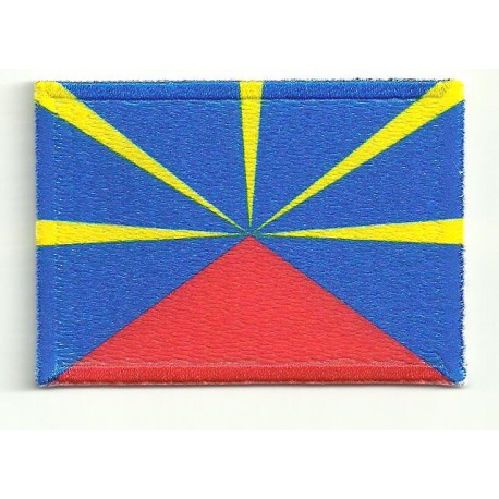 Patch embroidery and textile REUNION ISLAND 5CM x 3CM