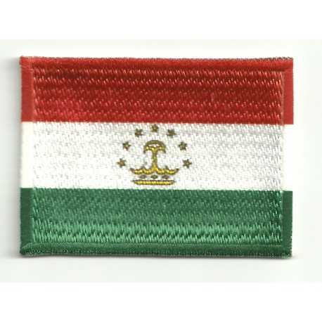Patch embroidery and textile FLAG TAJIKISTAN 4CM x 3CM