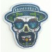 Patch embroidery end textile SKULL HEISENBERG 7,5cm