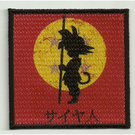 Patch embroidery and textile SON GOKU 7,5cm x 7,5cm