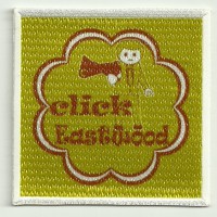 Patch embroidery and textile CLICK EASTWOOD 7,5cm x 7,5cm