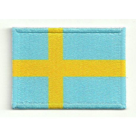 Patch embroidery and textile FLAG SWEDEN 7CM x 5CM