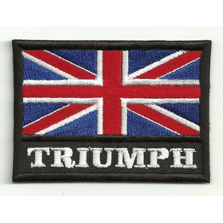 Patch embroidery ENGLAND FLAG TRIUMPH 7,5cm x 5,5cm