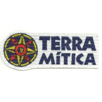 Textile patch TERRA MITICA 8,5cm x 3,5cm