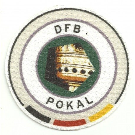 Parche textil DFB - POKAL 7cm diametro