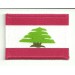Patch embroidery FLAG LEBANON 7CM x 5CM