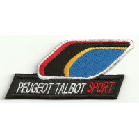 Patch embroidery PEUGEOT TALBOT SPORT 8,5cm x 4cm