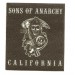 Parche textil SONS OF ANARCHY CALIFORNIA 7,5cm x 8,5cm