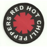 Embroidery and textile patch RED HOT CHILI PEPPERS 7.5cm DIAMETRE