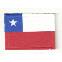 Patch flag CHILE 4cm x 3cm