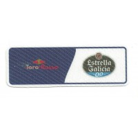 Parche textil TORO ROSSO - ESTRELLA GALICIA 9,5cm x 3cm