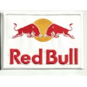 Patch embroidery RED BULL WHITE 5cm x 3,5cm